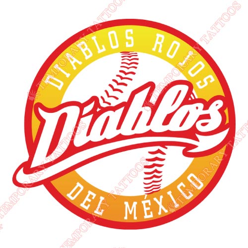 Mexico Diablos Rojos Customize Temporary Tattoos Stickers NO.8048